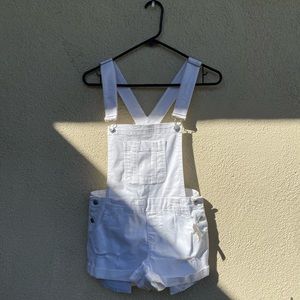 White Short overall